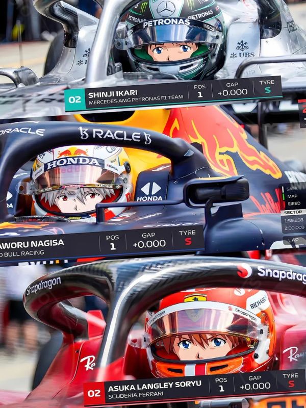 【海外代購】星空《EVA賽車手》新世紀福音戰士裝飾畫 