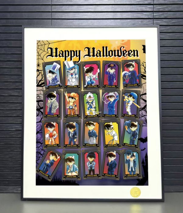 【海外代購】H2 《百變柯南》名偵探柯南工藤新一怪盜基德動漫二次元裝飾畫 