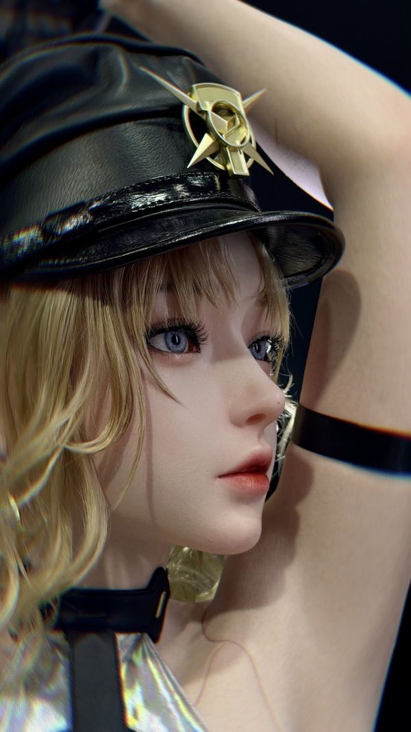 【預定】原子龐克 美少女嘰咯 1/1鉑金矽膠半身胸像 