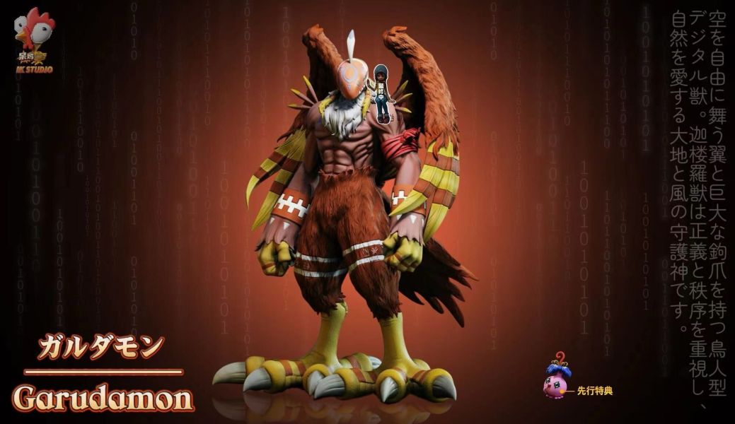 【預定】IKS呆雞社 伽樓達獸&武之內空 