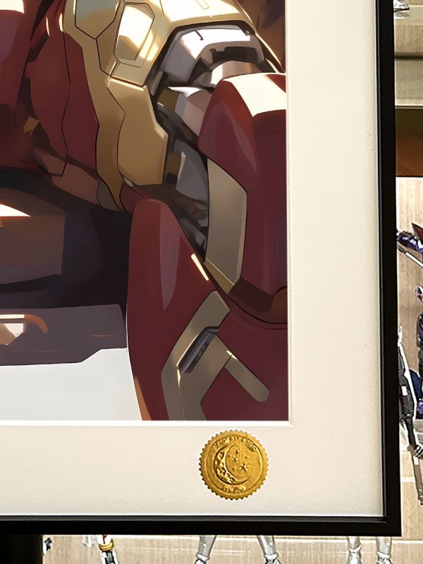 【海外代購】星空 《坐姿鋼鐵人》Iron Man漫威托尼史塔克Tony馬克裝飾畫 