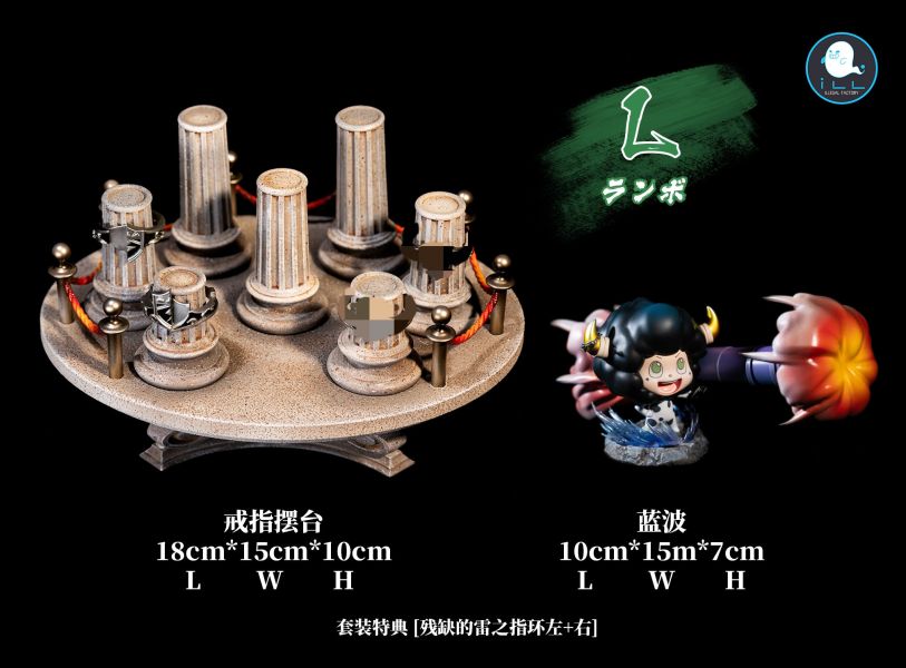 【預定】ILL地下工廠 熱血魂012 家庭教師REBORN 指環篇 笹川了平 藍波+戒指擺台套裝 