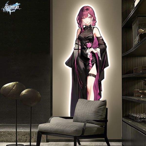 【海外代購】阿喵畫社 1比1復刻 晚會 星鐵卡芙卡 發光燈帶畫 