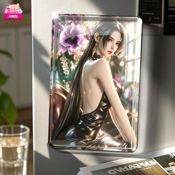 【海外代購】阿喵畫社 絕色天香 魅影女帝-漢庫克 新品8K主題超清裝飾畫 冰箱貼 透明卡磚 