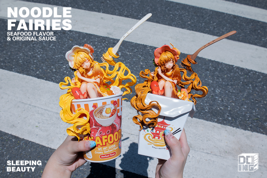 【預定】WeArtDoing WAD 杯麵女孩-海鮮濃湯 & 炒麵女孩-經典醬汁 Noodle Fairies-Seafood Flavor & Original Sauce 
