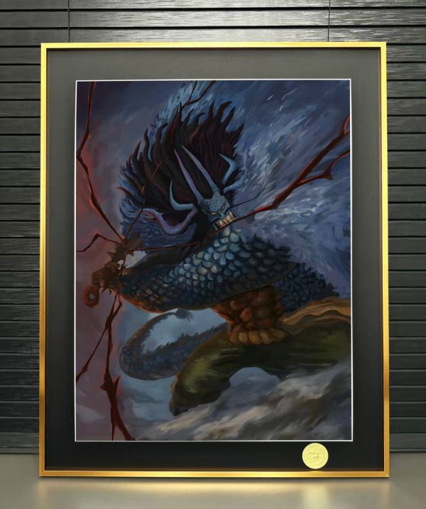 【海外代購】H2 《凱多》海賊王百獸海賊團四皇最強生物動漫二次元裝飾畫 