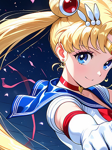 【海外代購】巴洛克  《水手月亮》Sailor Moon美少女戰士水兵月月野兔倩妮迪公主動漫裝飾畫冰箱貼 