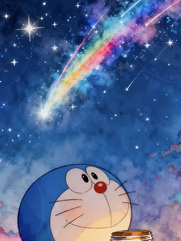 【海外代購】星空 《流星哆啦A夢》哆啦A夢Doraemon機器貓小叮噹動畫裝飾畫 