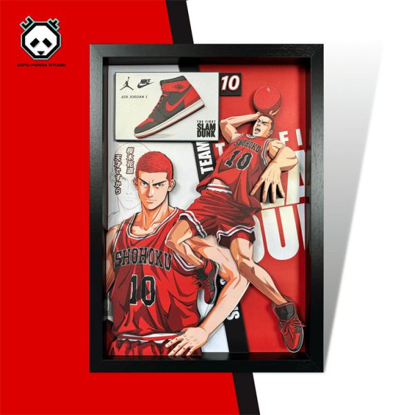【海外代購】【45*32CM】凹凸Panda 球員檔案系列05 櫻木花道 紙藝立體畫01 