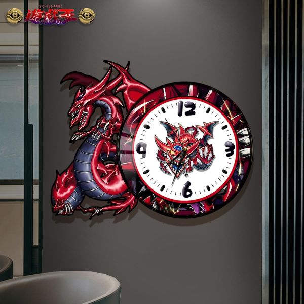 【海外代購】阿喵畫社 天空龍鐘錶 新品靜音異形時鐘 