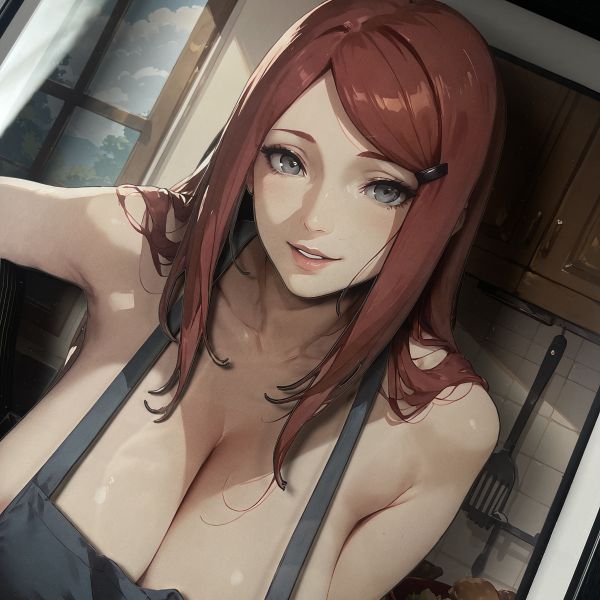 【海外代購】黑白畫映 B&W 漩渦玖辛奈 Uzumaki Kushina 立體裝飾畫 