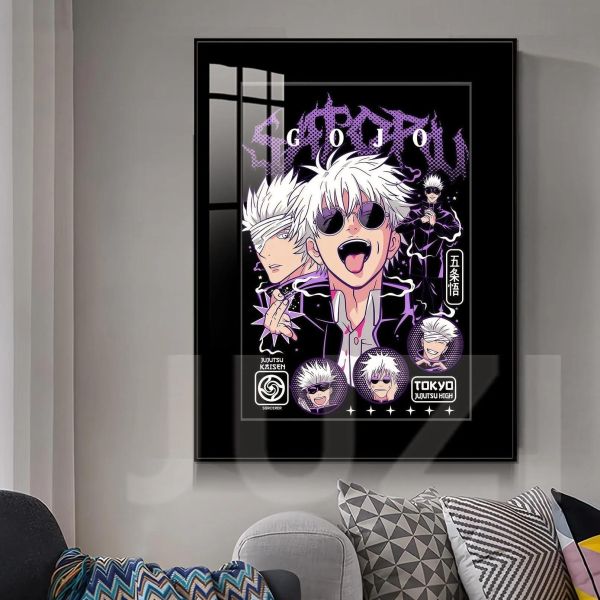 【海外代購】橘子 咒界最強 五條悟海報裝飾畫 咒術迴戰 