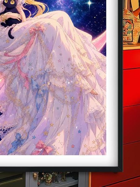 【海外代購】巴洛克 《月之水兵月》Sailor Moon美少女戰士月野兔倩妮迪公主動漫裝飾畫冰箱貼 