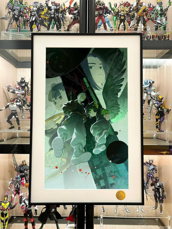 【海外代購】星空 《羅小黑》羅小黑戰記無限國漫諦聽裝飾畫 