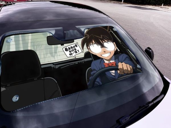 【海外代購】千鳥社 《汽車前擋遮陽-柯南》開車名偵探柯南 