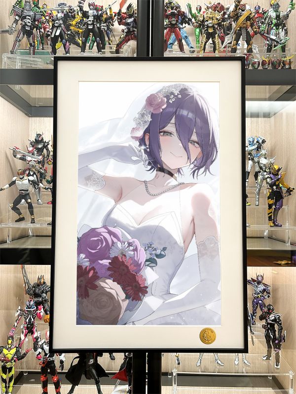 【海外代購】星空 《婚紗蕾塞》Chainsaw Man電鋸人Reze瑪奇瑪早川秋電次蕾塞篇鏈鋸人動漫裝飾畫 