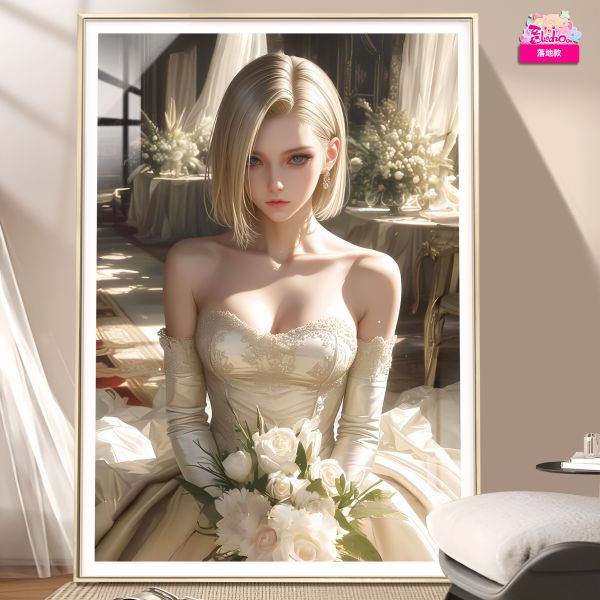 【海外代購】阿喵畫社 婚紗 18號 8k超大超清裝飾畫 