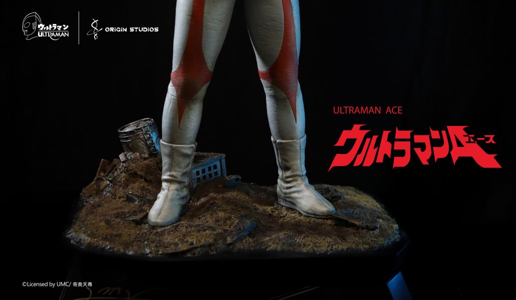 【預定】Origin 經典奧特曼M78典藏立像艾斯登場姿勢正版雕像 