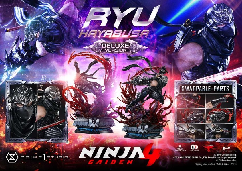 【預定】P1S Prime 1 忍者外傳4－隼龍（Ryu Hayabusa）1/4比例雕像 