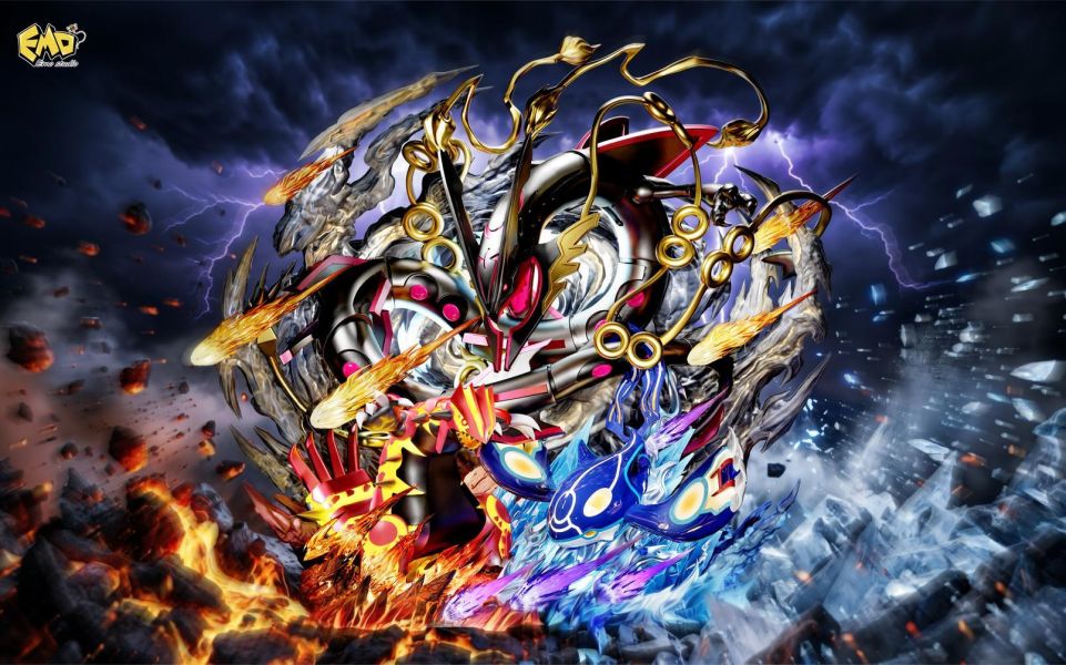 【預定】Emo畢業雕像神獸系列002 三神 列空座 蓋歐卡 固拉多 