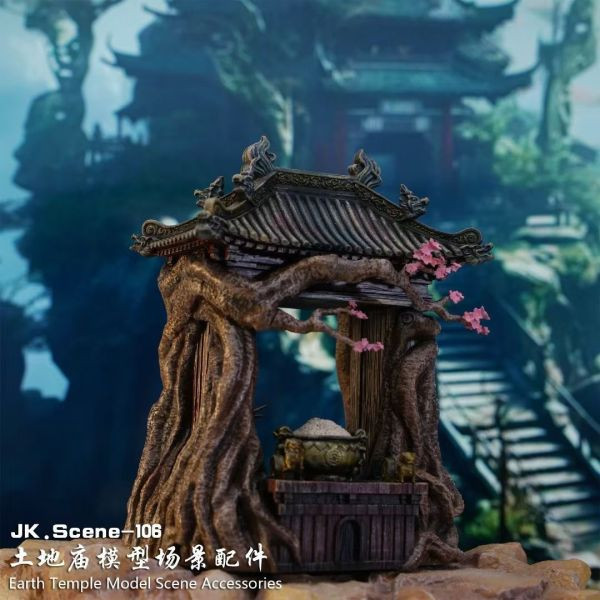 【海外代購】JacksDo 土地廟模型場景配件 