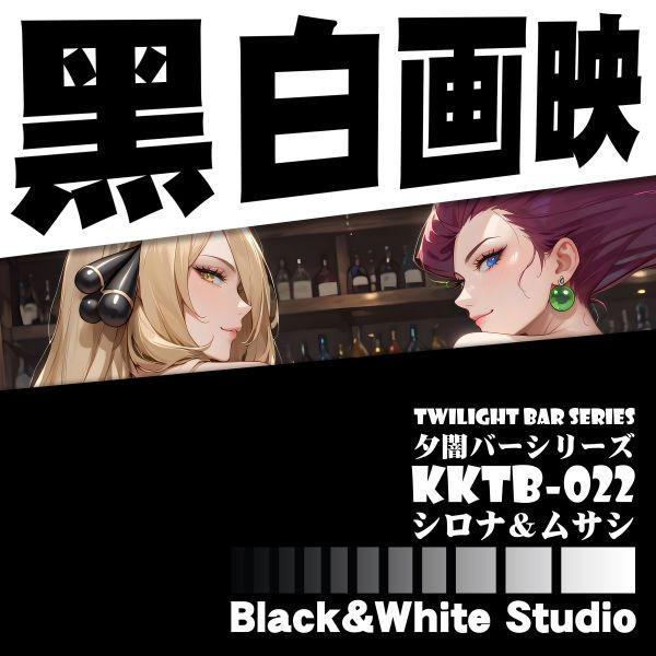 【海外代購】黑白畫映 B&W 日暮酒館系列立體裝飾畫 第二十二彈 竹蘭&武藏 KKTB-022/KKTBSlim-022 