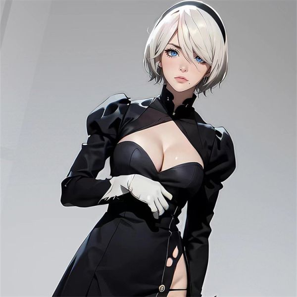 【海外代購】千鳥社 YoRHa尤爾哈2B尼爾機械紀元NieR裝飾畫 