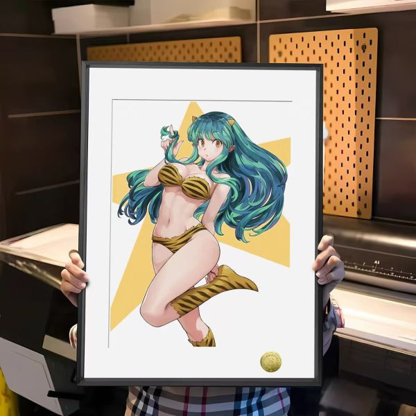 【海外代購】皇呱 《虎紋比基尼拉姆》福星小子小鬼星球裝飾畫 
