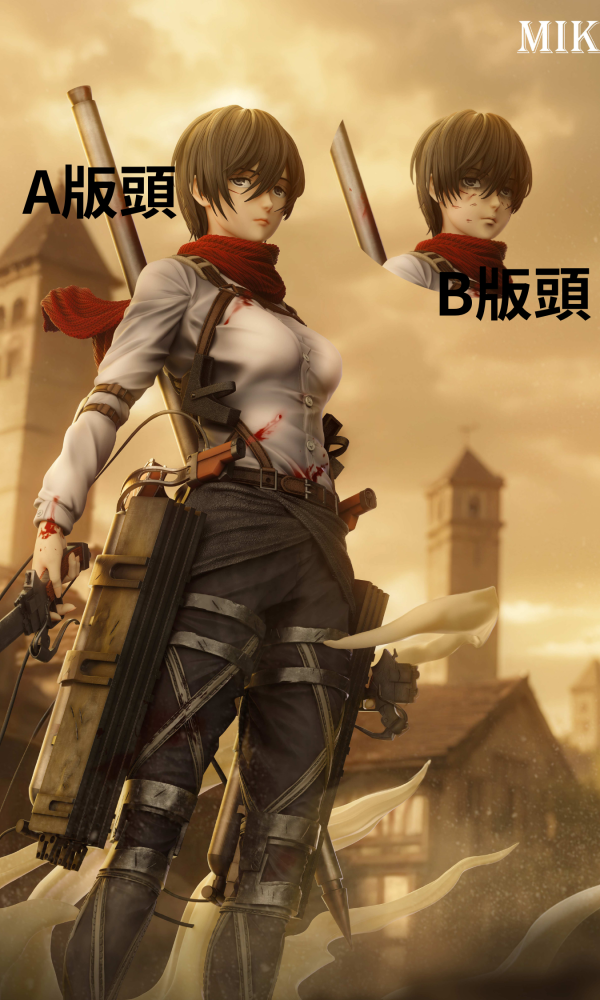 【海外代購】LT 輕型小組 進擊巨人人物系列-最終季三笠阿克曼 