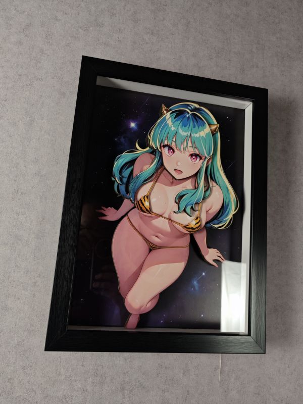 【海外代購】泥棒貓 DSMG-053 福星小子 拉姆 立體裝飾畫 