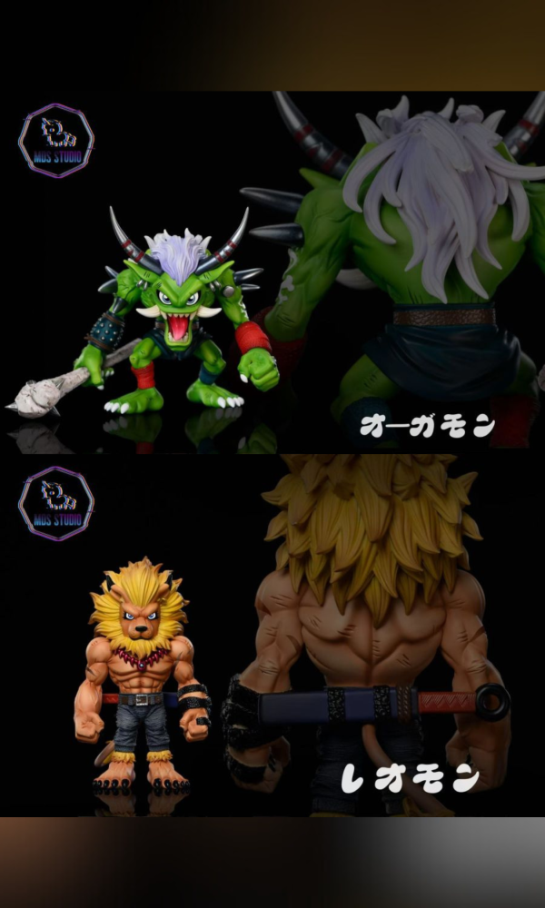 【預定】MDS 數碼寶貝系列 獅子獸&奧加獸 