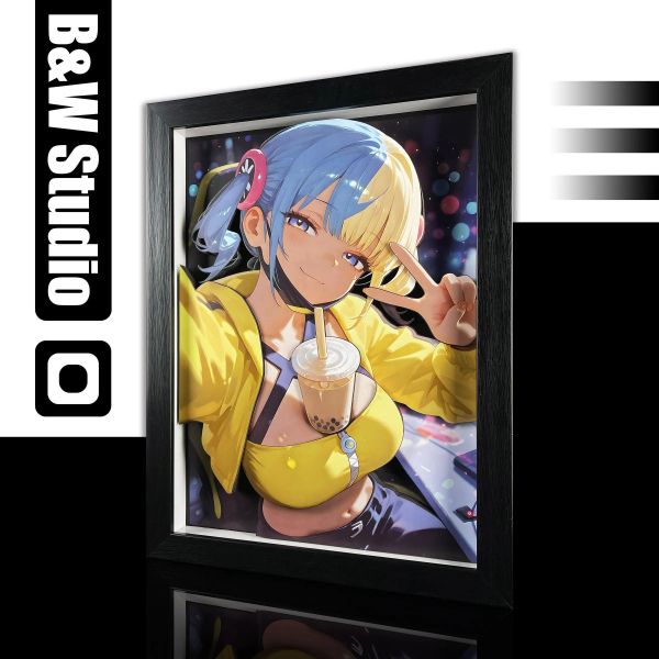 【海外代購】黑白畫映 B&W Canari卡娜莉 立體裝飾畫 