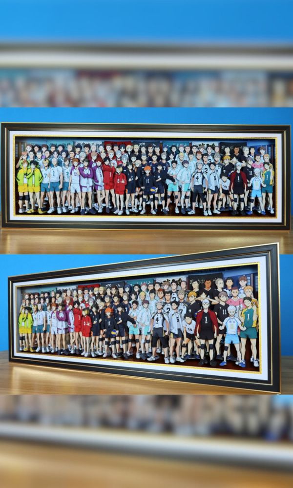 【海外代購】KALA HOME  排球少年全家福立體畫 