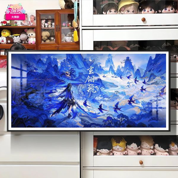 【海外代購】阿喵畫社 青山赴 秧秧‧玄翎 新品12k主題超清裝飾畫 