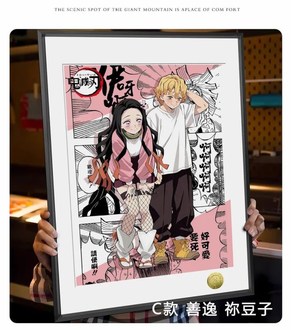 【海外代購】皇呱《鬼滅CP組》周邊裝飾畫 午睡毯 地毯 