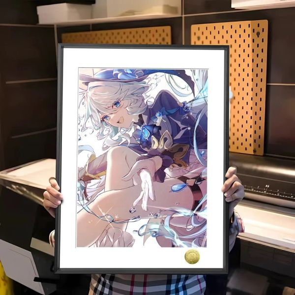 【海外代購】皇呱 《楓丹女王芙寧娜》周邊裝飾畫 