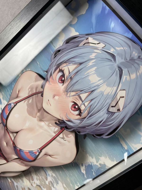 【海外代購】泥棒貓 DSMG-049 EVA 綾波麗 立體裝飾畫 