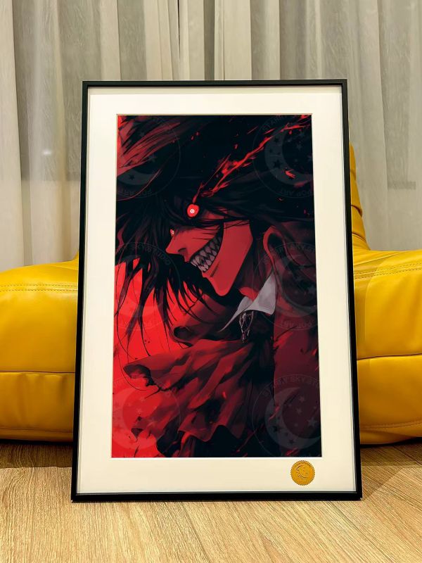 【海外代購】星空 《吸血鬼獵人》Alucard阿卡多HELLSING海爾辛皇家國教騎士團裝飾畫 
