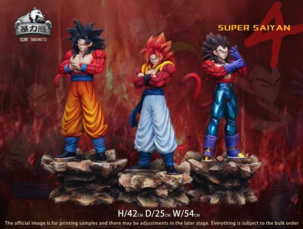 【預定】暴力熊 超四2.0系列，超四悟空，超四貝吉塔，超四悟吉塔 