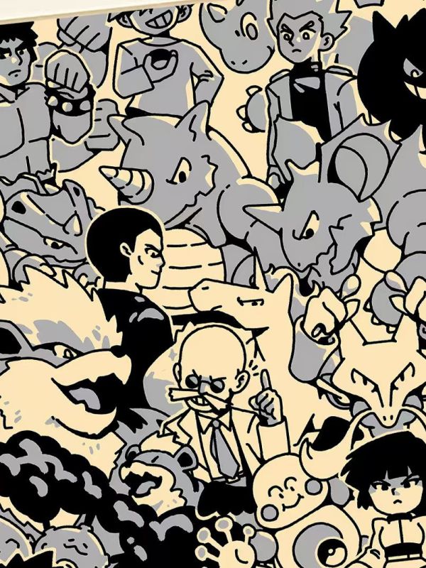 【海外代購】星空《道館挑戰》寶可夢寶可夢小智皮卡丘裝飾畫 