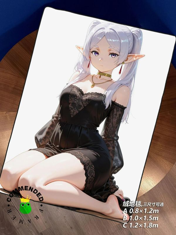 【海外代購】皇呱 《窈窕淑女芙莉蓮》葬送的芙莉蓮裝飾畫 午睡毯 地毯 