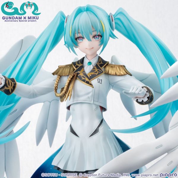【預定】MH限定 Lucrea 機動戰士鋼彈45周年x初音未來 初音 飛翼鋼彈零式EW型態 