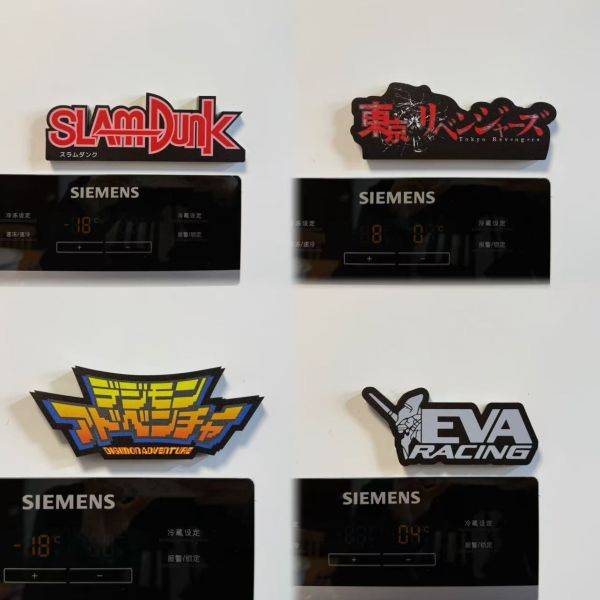 【海外代購】凹凸 panda 冰箱 角鋼 磁鐵貼 裝飾立牌 可獨立站立 