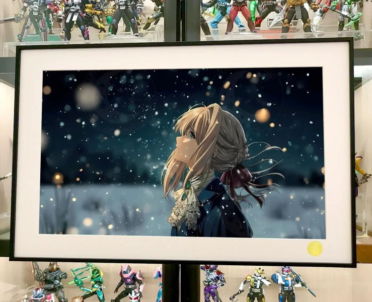 【海外代購】星空 《雪景薇爾莉特》紫羅蘭永恆花園裝飾畫 
