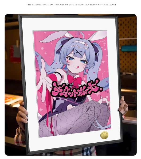 【海外代購】皇呱 《初音未來兔子洞第四彈》裝飾畫 午睡毯 地毯 