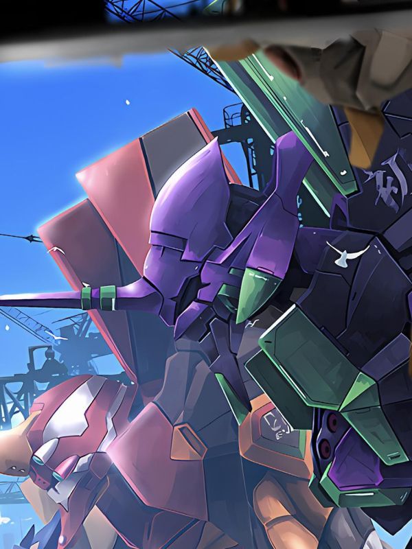 【海外代購】星空 《機甲庫》EVA天鷹戰士綾波麗明日香初號機碇真嗣動畫裝飾畫 