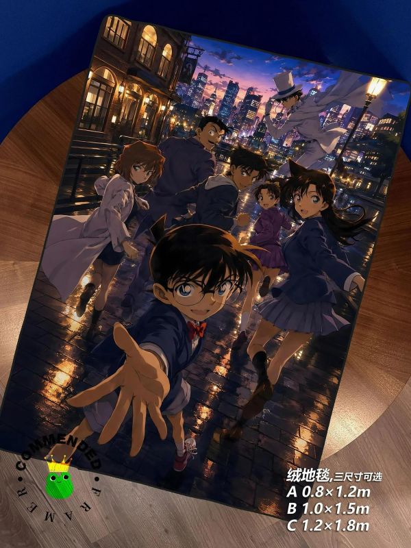 【海外代購】皇呱 《名偵探柯南主角團》裝飾畫 午睡毯 地毯 