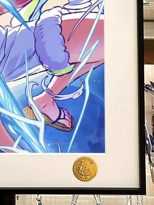 【海外代購】星空 《閃電尼卡》onepiece海賊王luffy路飛五檔太陽神遊戲動漫裝飾畫 