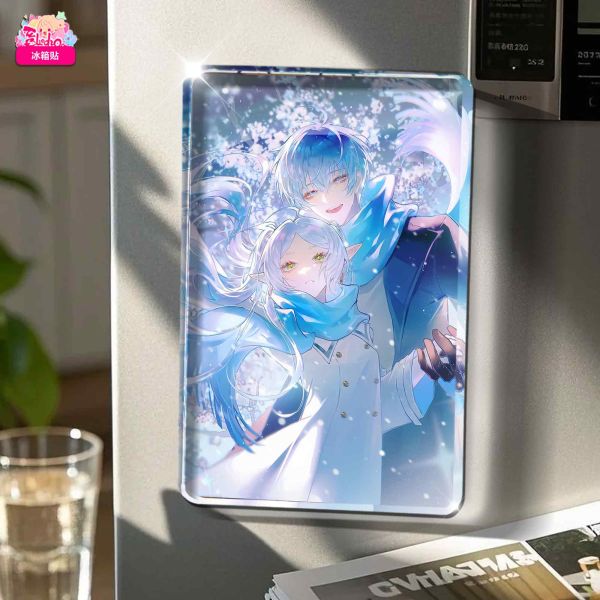 【海外代購】阿喵畫社 芙莉蓮與辛美爾 展館級8k超清精裱畫 牆面掛毯 冰箱貼 