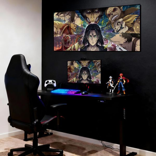 【海外代購】千鳥社 《九大巨人》 進擊的巨人艾倫耶格爾阿妮萊納貝爾托爾特九大巨人始祖巨人地毯滑鼠墊裝飾畫 